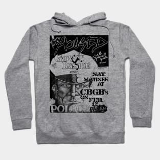 The Abused / Government Issue Punk Flyer Hoodie